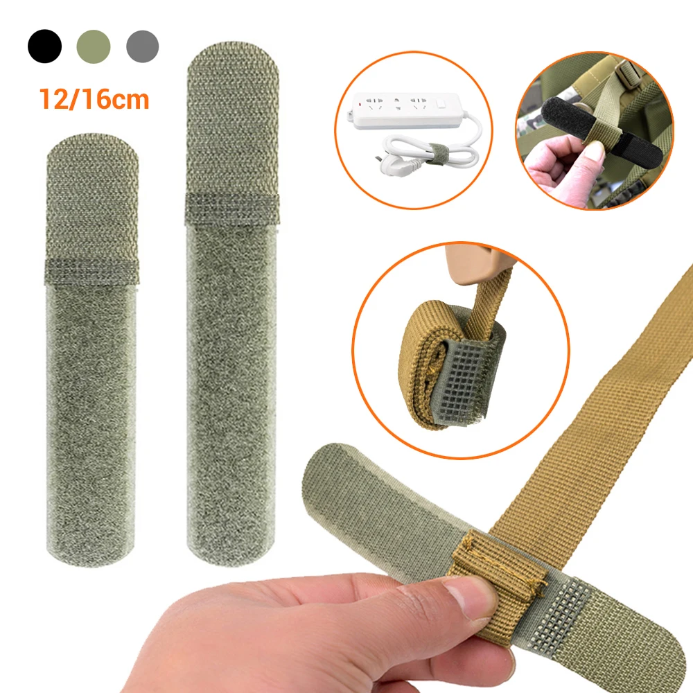 Cable Management Bag - 5PCS Tactical Nylon Straps Cable Ties