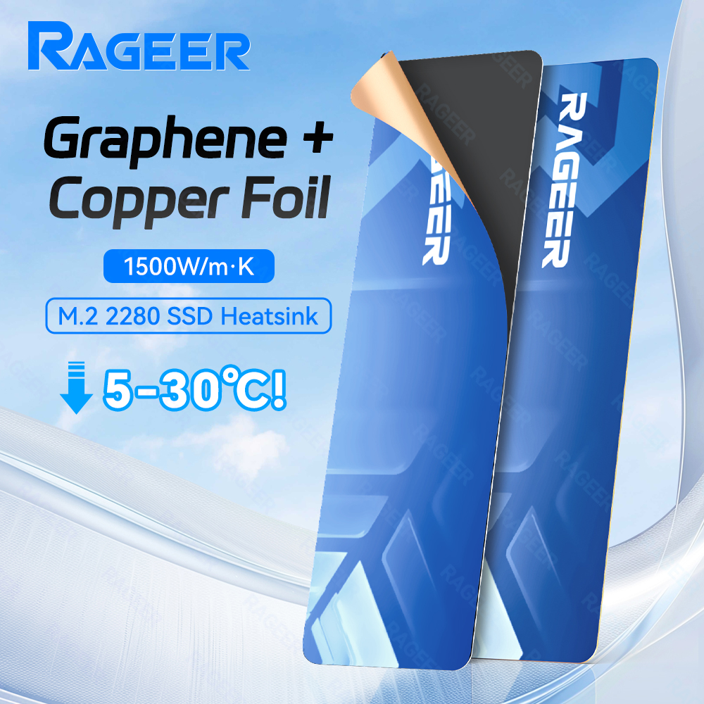 Laptop Accessories Cooling Pad - RAGEER M.2 2280 SSD Cooler -