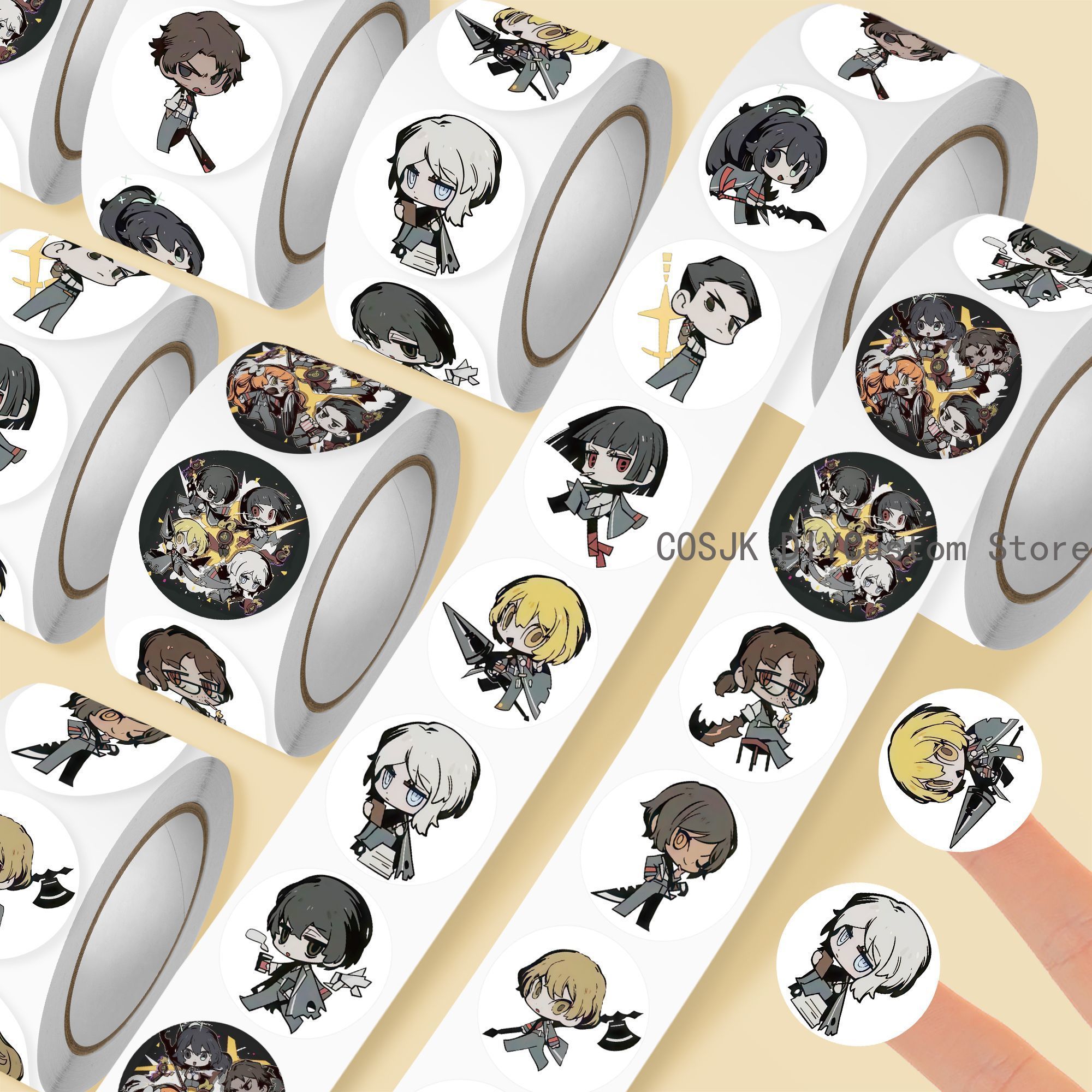 Laptop Accessories To Gift - 500Pc/Roll Anime Limbus Company Yi Sang