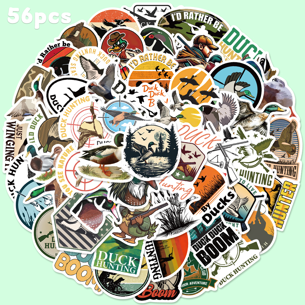 Laptop Accessories Aesthetic - 56pcs Duck Hunting Sticker For Laptop