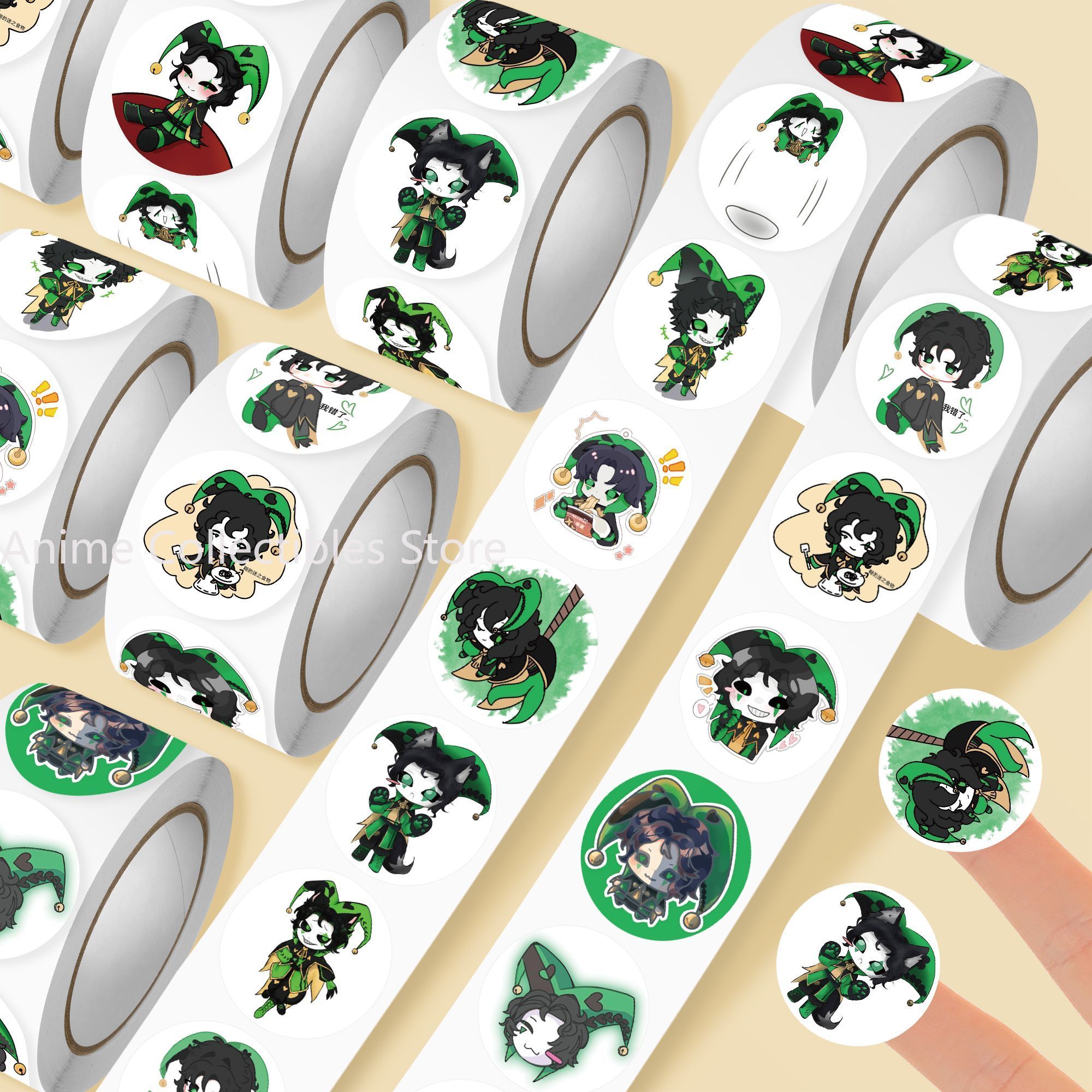 Laptop Accessories Aesthetic - 500Pc/Roll Anime The Freak Circus‌ Harleguin