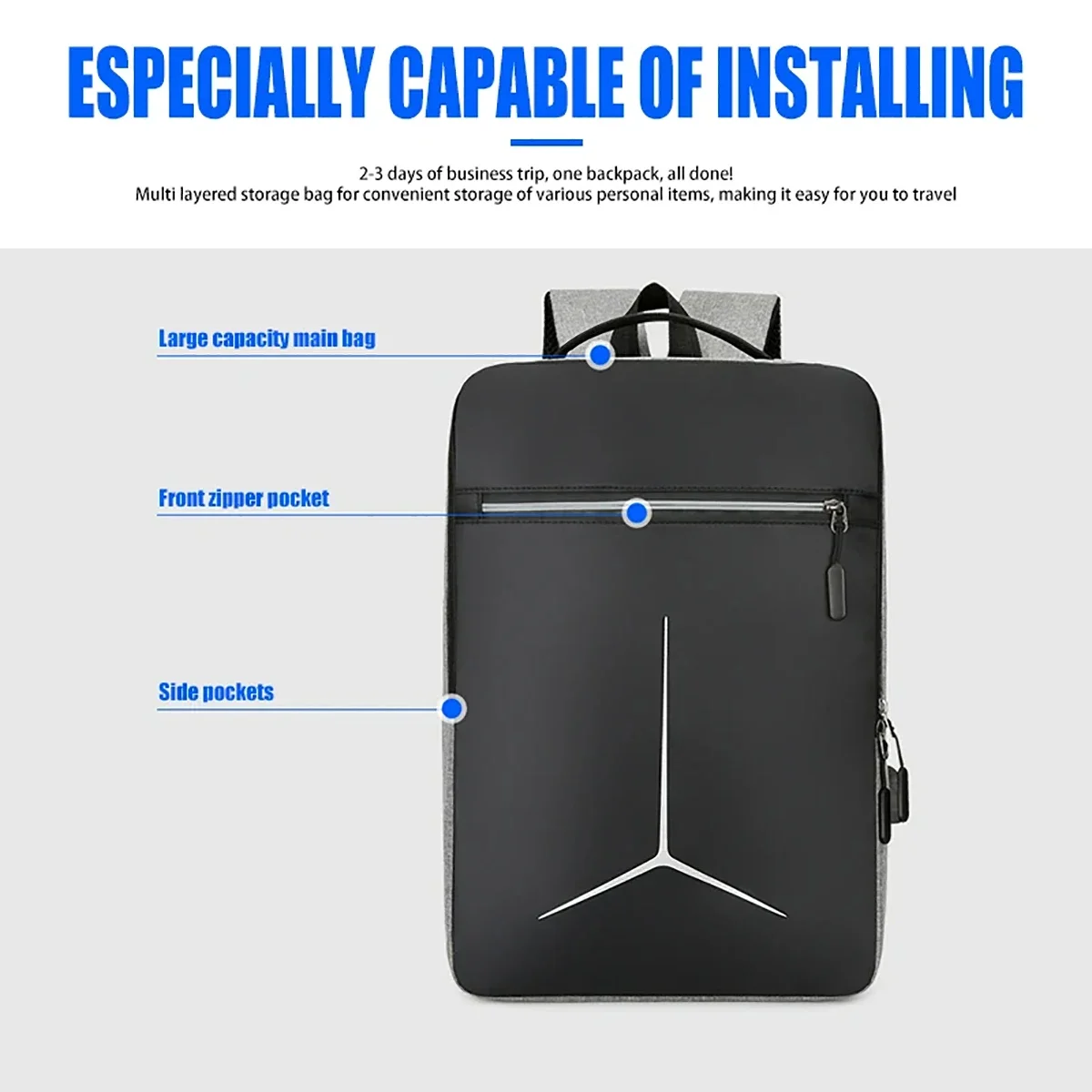 Anti Theft USB Waterproof Hard - Laptop Backpack Anti Theft 리뷰 및 가격