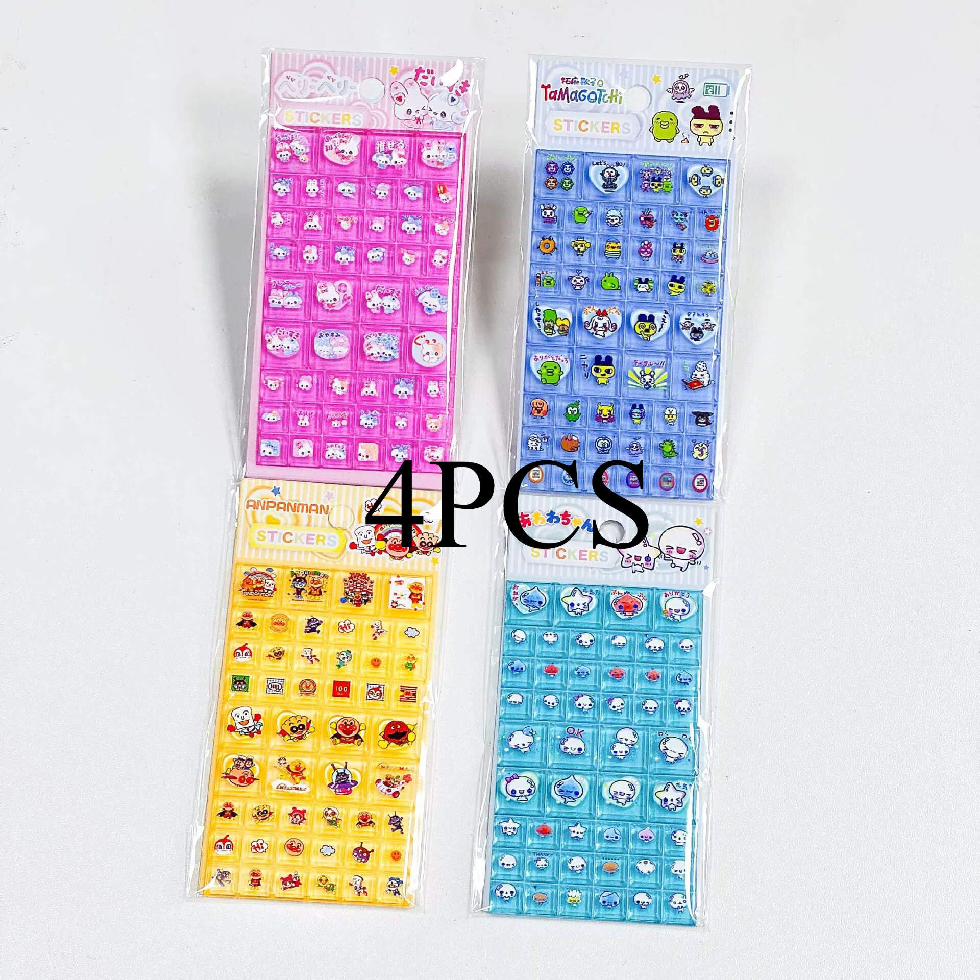 2/4p Solid Square Sticker Diy  - Laptop Accessories To Gift 리뷰 및 가격