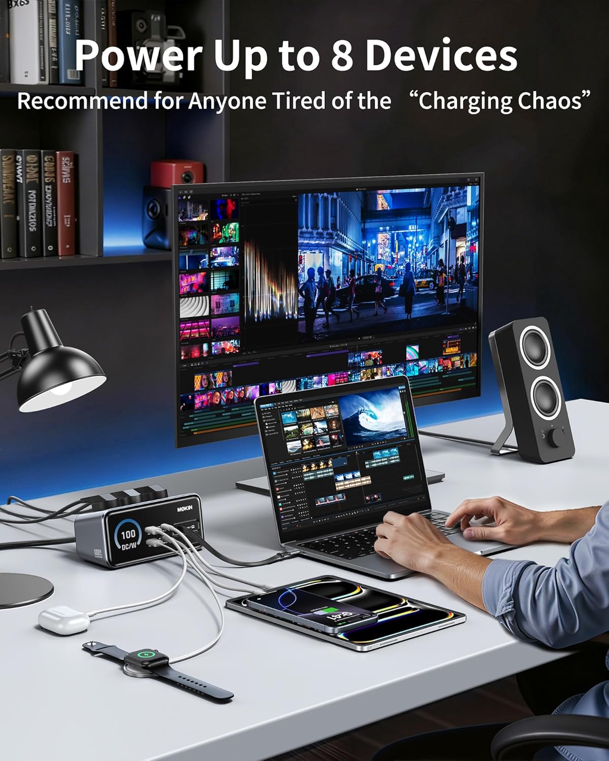 8-in-1 Charging Station: 3 USB - Laptop Accessories Images 리뷰 및 가격