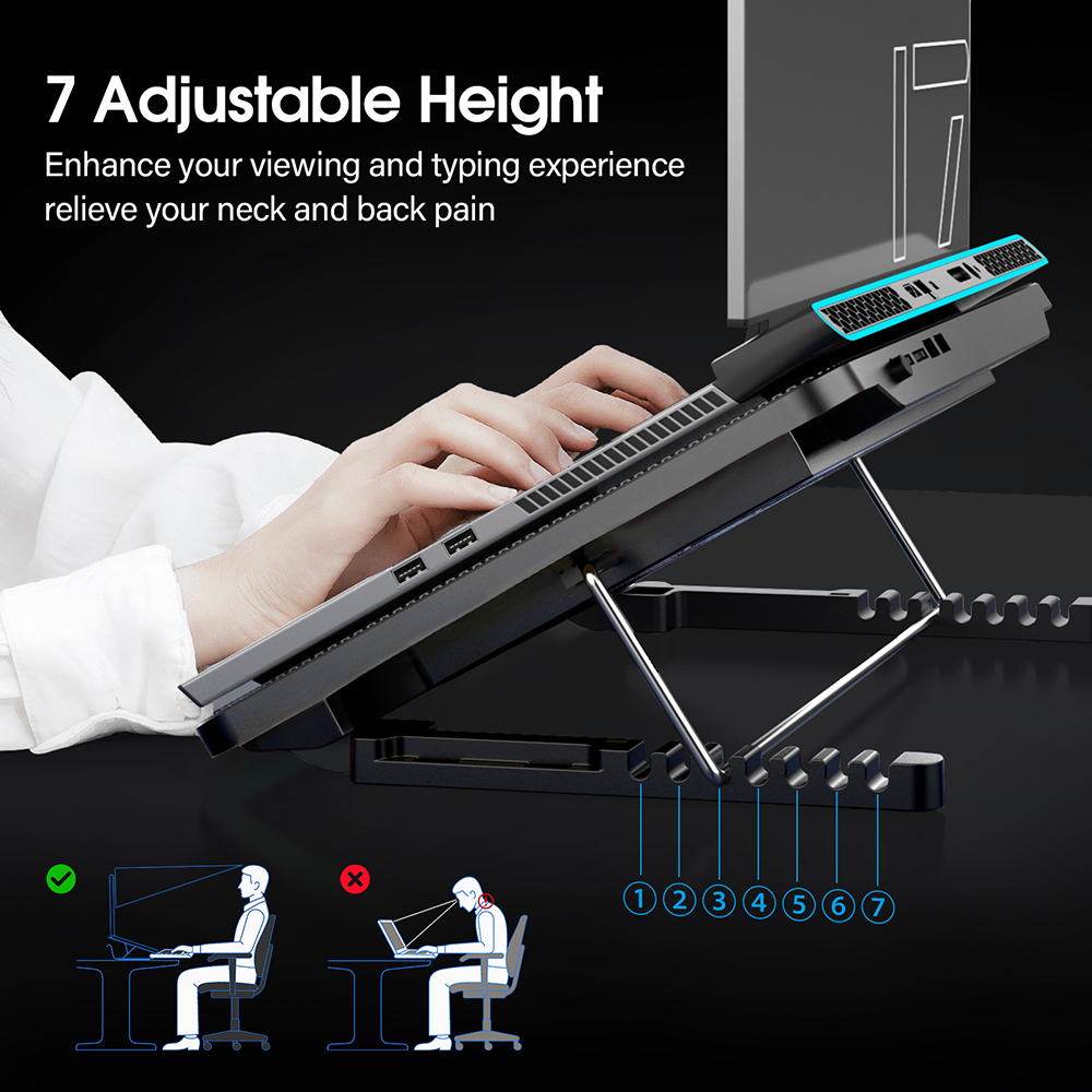 Coolcold 15.6-17.3inch Laptop  - Laptop Accessories Cooling Pad 리뷰 및 가격