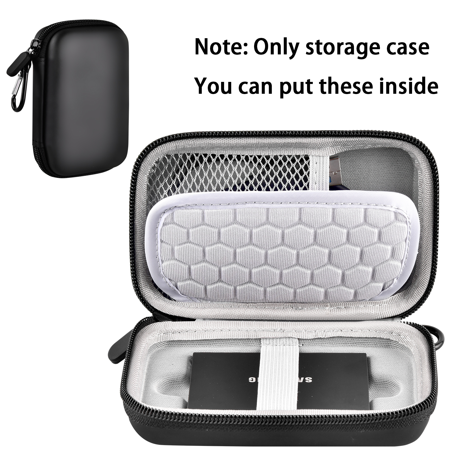 Universal USB 3.2 SSD Case, Sh - Cable Management Bag 리뷰 및 가격