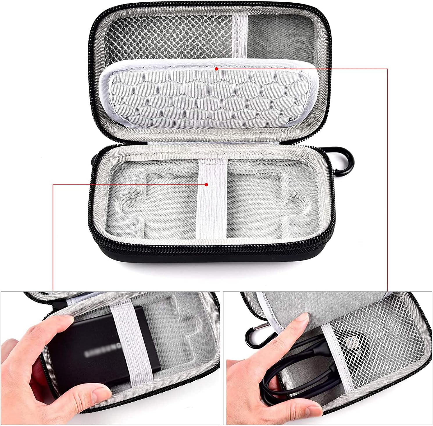Universal USB 3.2 SSD Case, Sh - Cable Management Bag 리뷰 및 가격