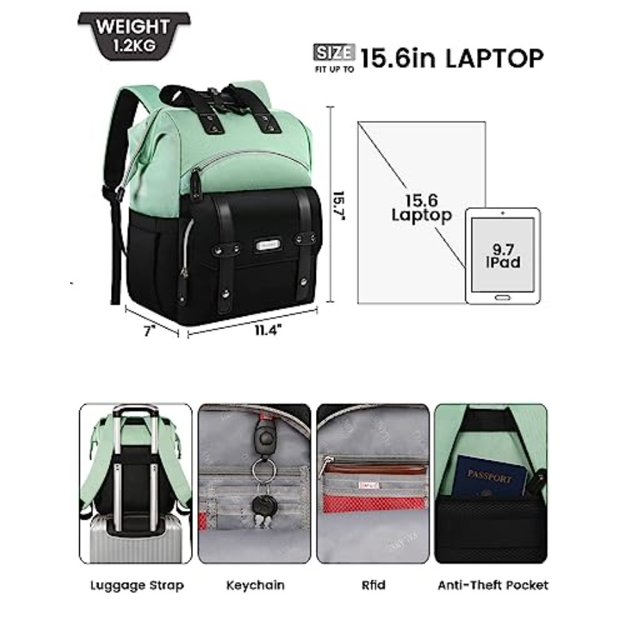 Laptop Backpack for WomenColle - Laptop Backpack Anti Theft 리뷰 및 가격