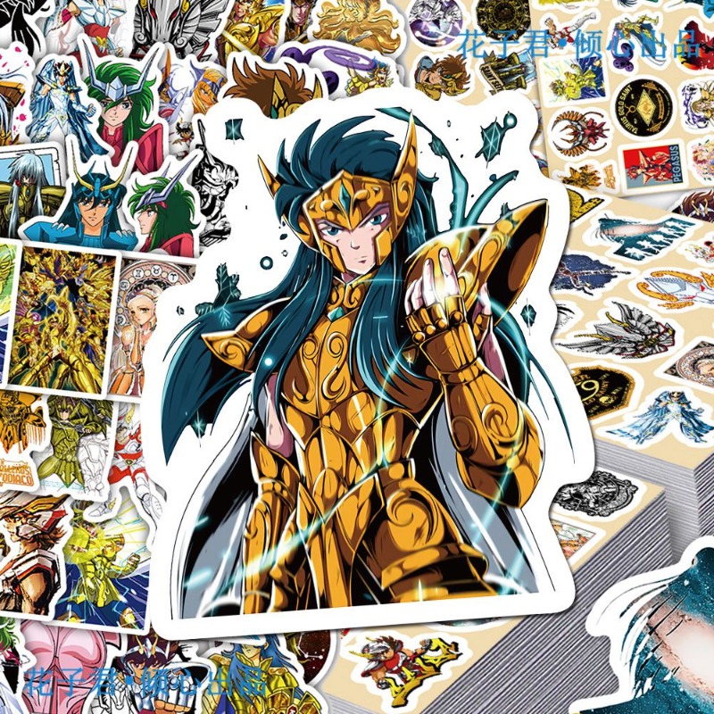 101Pcs Saint Seiya Anime Stick - Laptop Accessories Aesthetic 리뷰 및 가격
