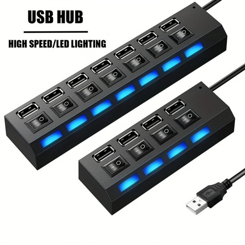 4/7 Port USB 2.0 Hub High Spee - Laptop Accessories Hub 리뷰 및 가격