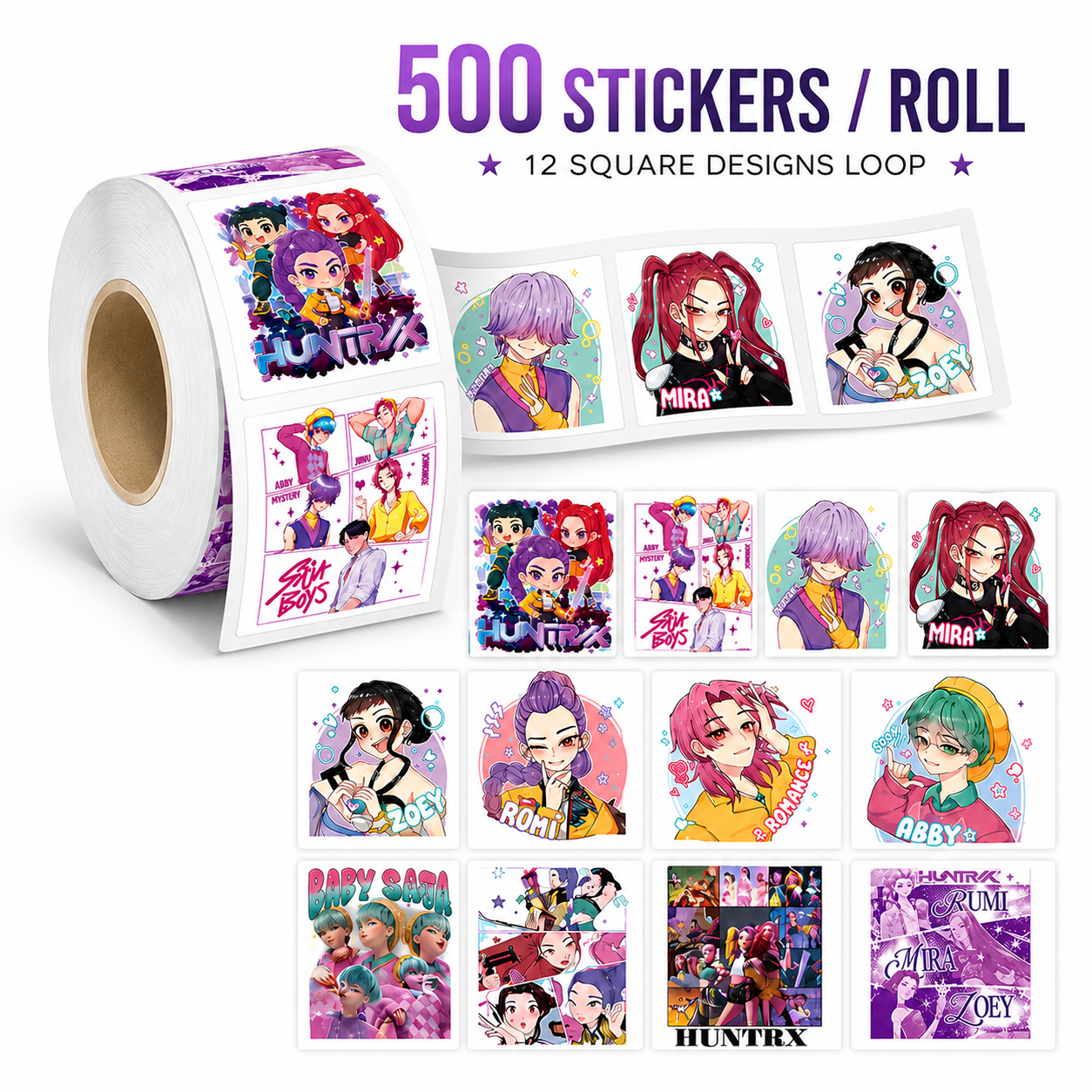 500pcs Kpop Stickers Waterproo - Laptop Accessories Aesthetic 리뷰 및 가격