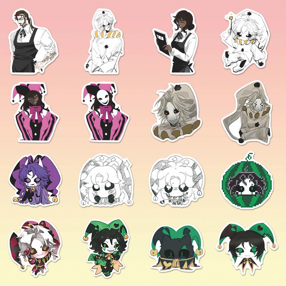 73PCS The Freak Circus Pierrot - Laptop Accessories Aesthetic 리뷰 및 가격