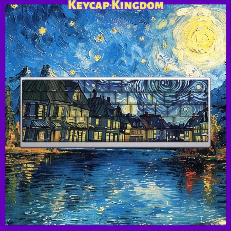 Van Gogh Starry Sky Theme Keyc - Laptop Accessories To Gift 리뷰 및 가격