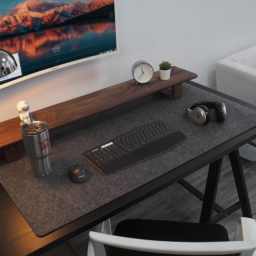 Large Wool Felt Mouse Pad Home - Laptop Accessories Protector 리뷰 및 가격