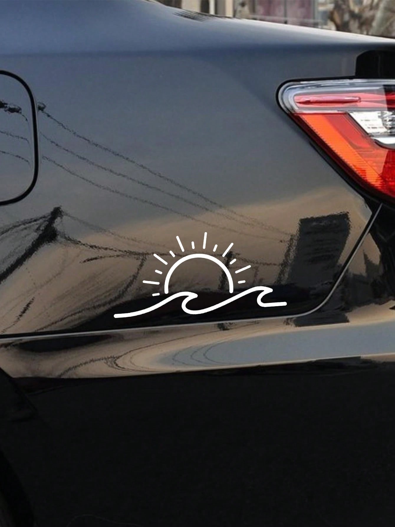 1pc White 30*15cm Sun Wave Car - Laptop Accessories To Gift 리뷰 및 가격