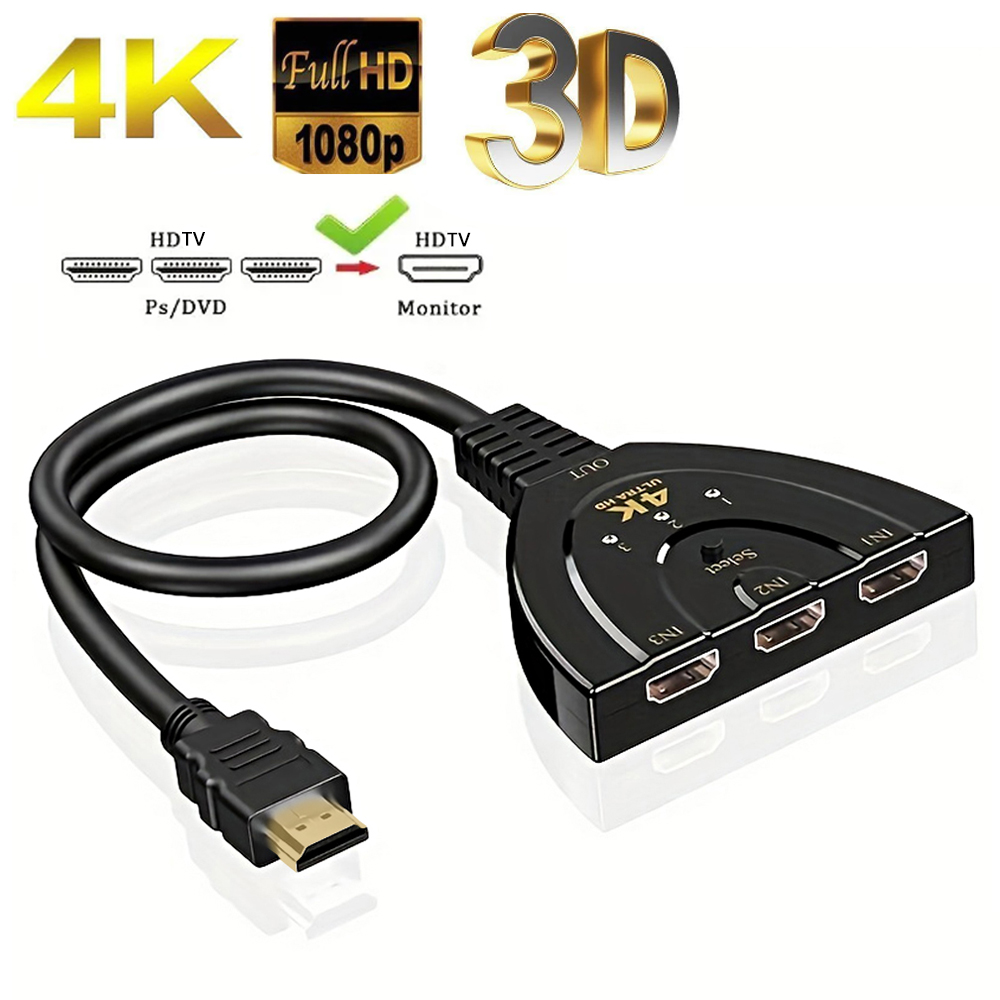 4K*2K 3 Port HDTV-compatible S - Laptop Accessories Hub 리뷰 및 가격