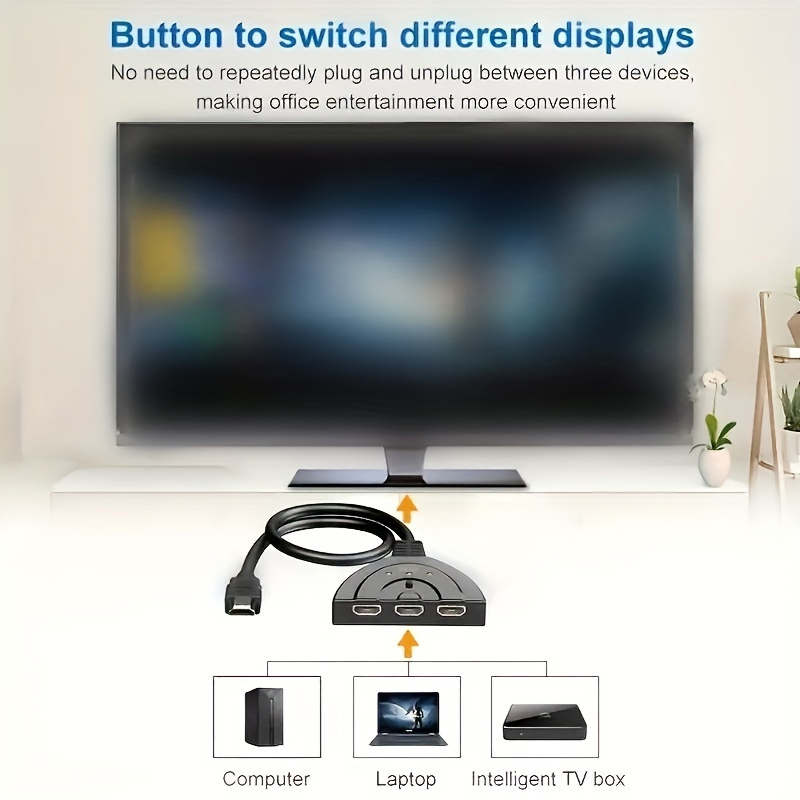 4K*2K 3 Port HDTV-compatible S - Laptop Accessories Hub 리뷰 및 가격