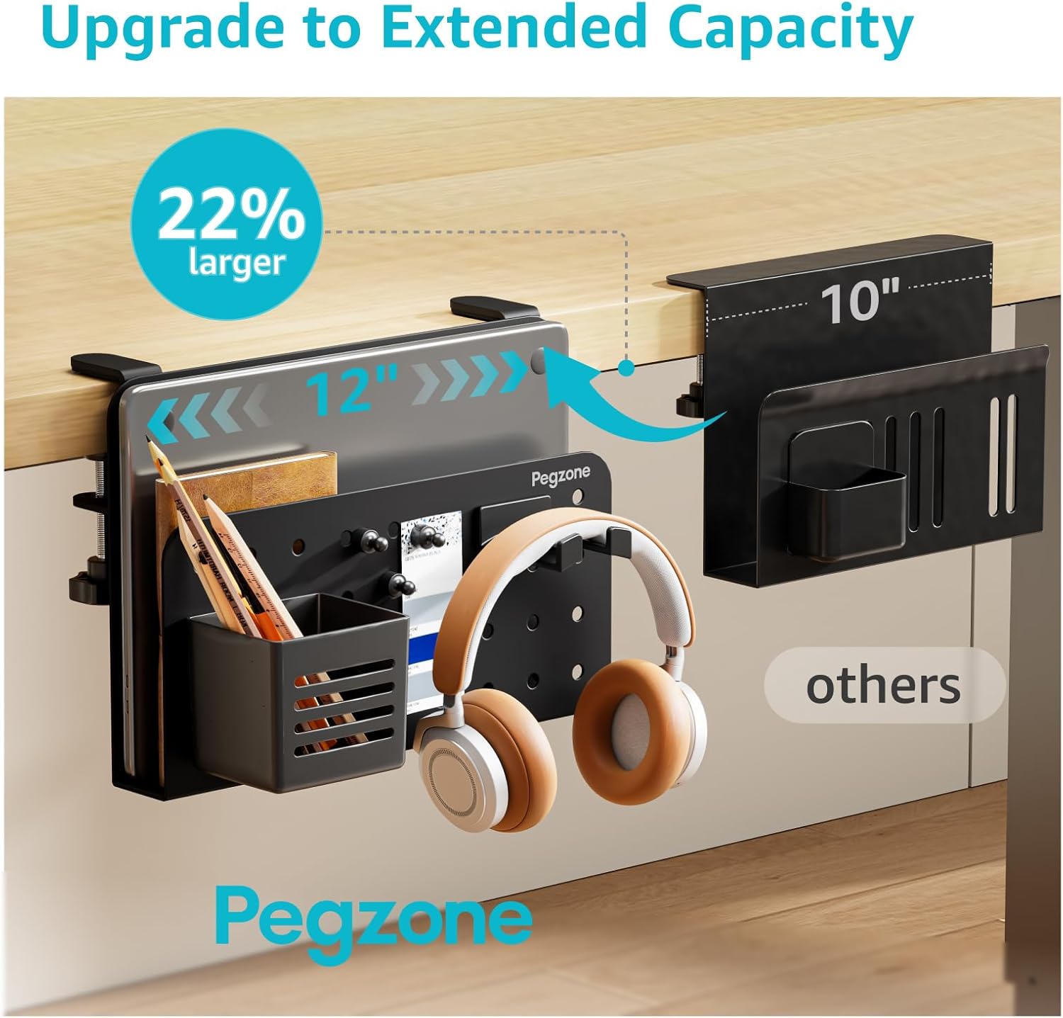 Desk Side Storage Organizer, N - Laptop Accessories Images 리뷰 및 가격