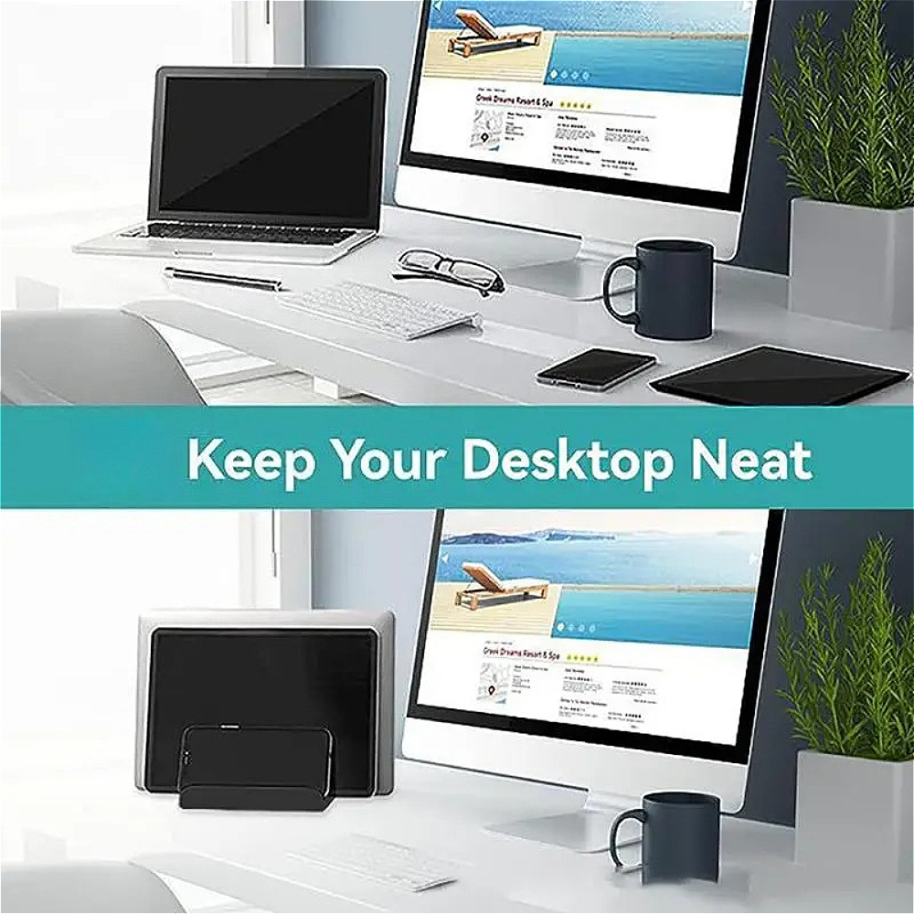 Multi-Slot Vertical Laptop & T - Laptop Stand Riser 리뷰 및 가격