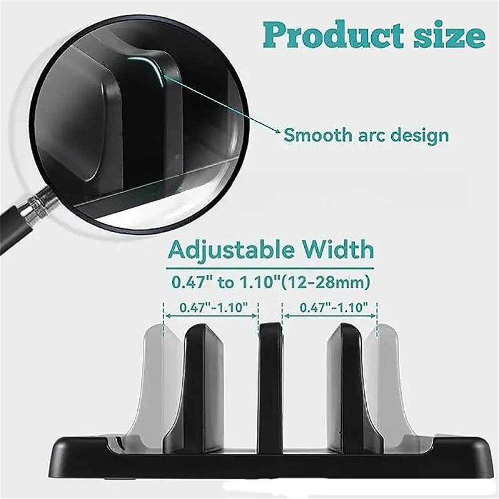 Multi-Slot Vertical Laptop & T - Laptop Stand Riser 리뷰 및 가격