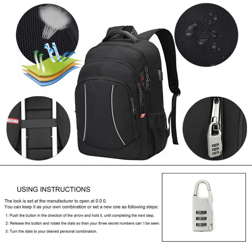 Men Multifuction Travel Laptop - Laptop Backpack Anti Theft 리뷰 및 가격