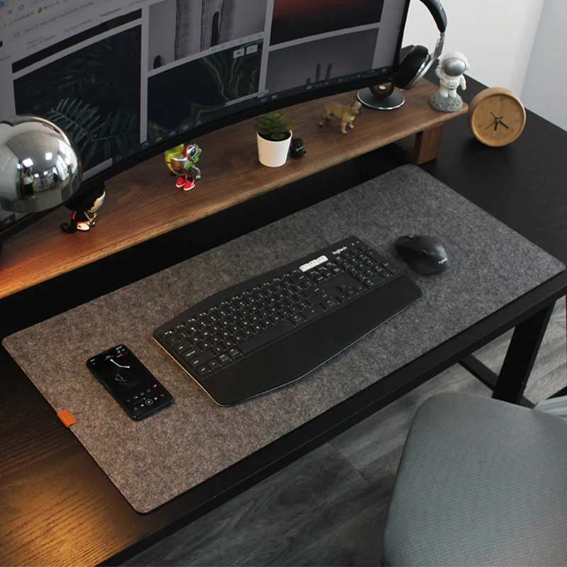 Wool Felt Mouse Pad Office Com - Laptop Accessories Protector 리뷰 및 가격