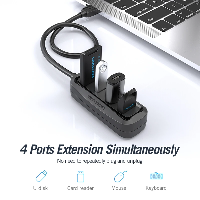 Vention USB 2.0 HUB 4 Port wit - Laptop Accessories Hub 리뷰 및 가격