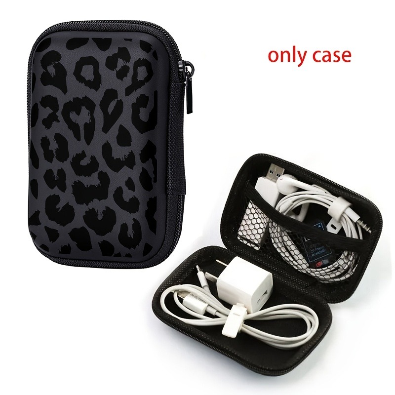 Black Leopard Print EVA Hard S - Cable Management Bag 리뷰 및 가격