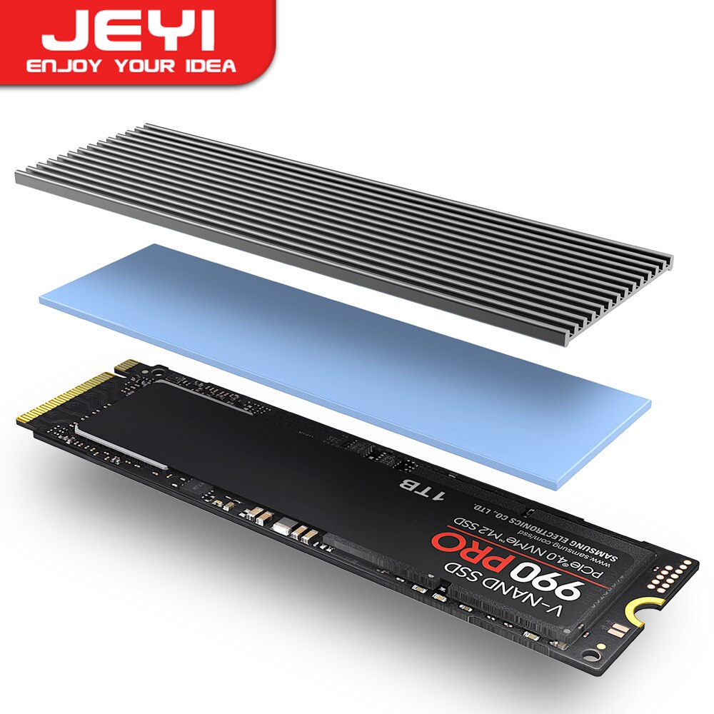 JEYI M.2 SSD Heatsink, Aluminu - Laptop Accessories Cooling Pad 리뷰 및 가격