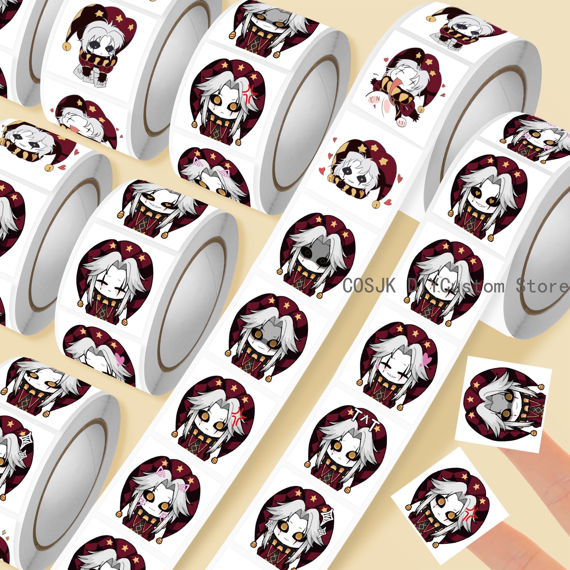 500Pc/Roll Anime Pierrot The F - Laptop Accessories To Gift 리뷰 및 가격