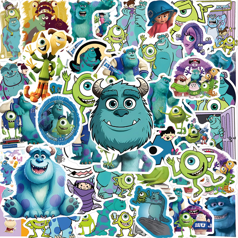 60pcs Disney Funny Anime Monst - Laptop Accessories To Gift 리뷰 및 가격