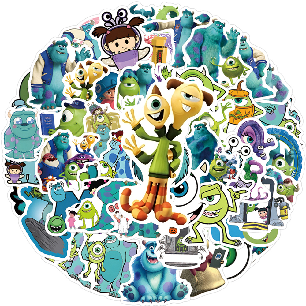 60pcs Disney Funny Anime Monst - Laptop Accessories To Gift 리뷰 및 가격