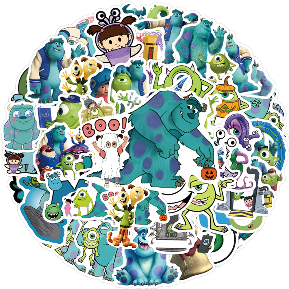 60pcs Disney Funny Anime Monst - Laptop Accessories To Gift 리뷰 및 가격