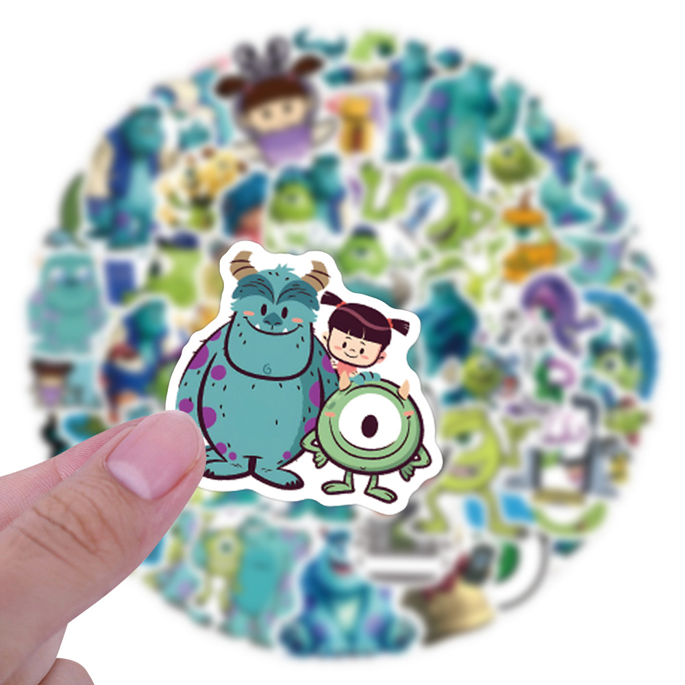 60pcs Disney Funny Anime Monst - Laptop Accessories To Gift 리뷰 및 가격