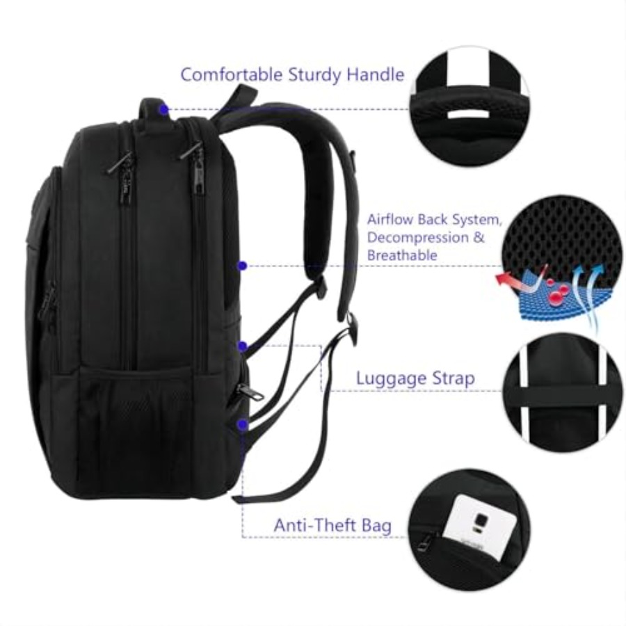Extra Large Travel Backpack TS - Laptop Backpack Anti Theft 리뷰 및 가격