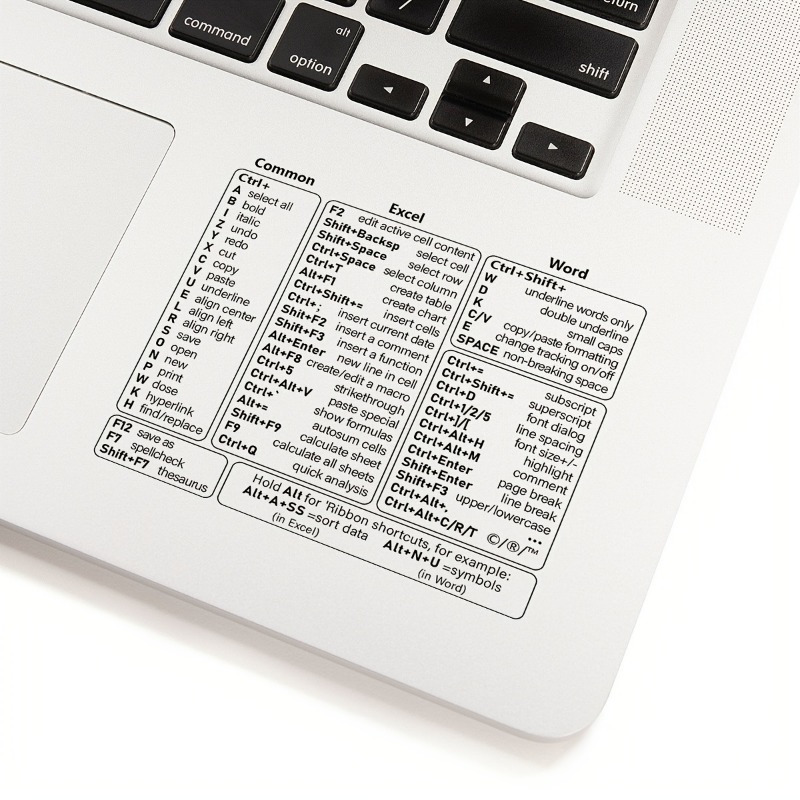 Transparent Keyboard Shortcut  - Laptop Accessories Aesthetic 리뷰 및 가격