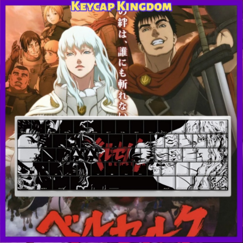 BERSERK Theme Anime Keycap 98  - Laptop Accessories To Gift 리뷰 및 가격