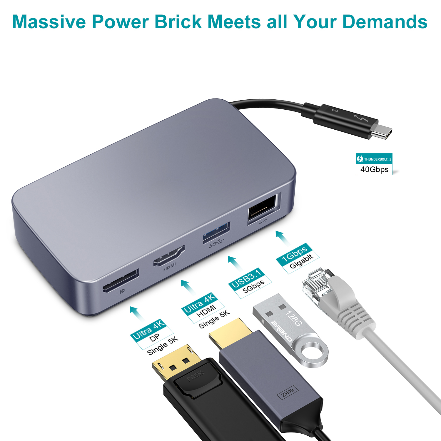 USB C HDMI HUB Adapter 4K 60hz - Laptop Accessories Hub 리뷰 및 가격