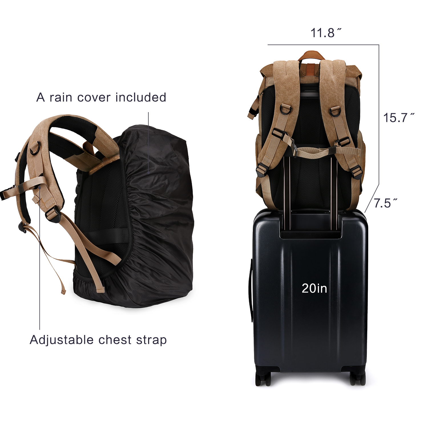 BAGSMART Camera Bag DSLR Photo - Laptop Backpack Anti Theft 리뷰 및 가격