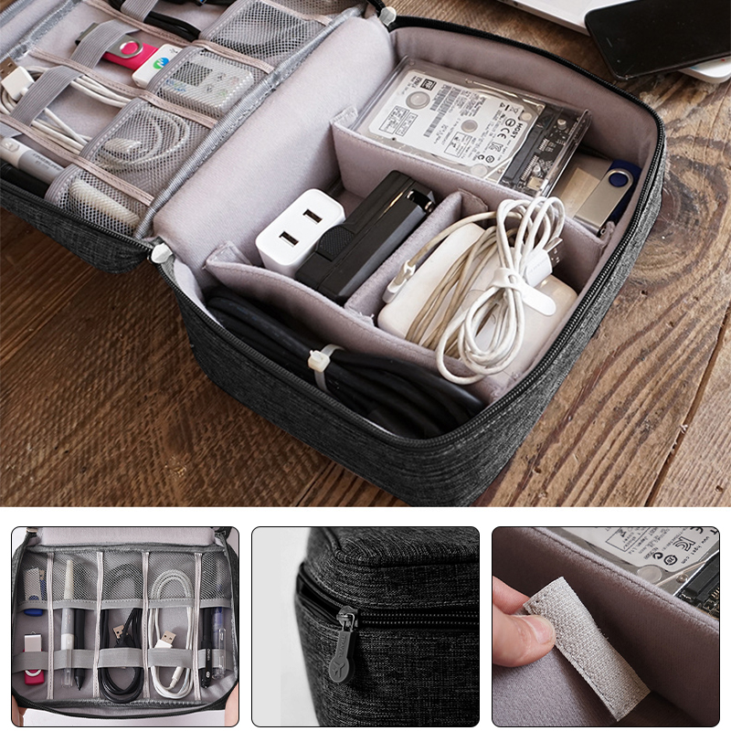 Car Data Cable Storage Bag Wat - Cable Management Bag 리뷰 및 가격