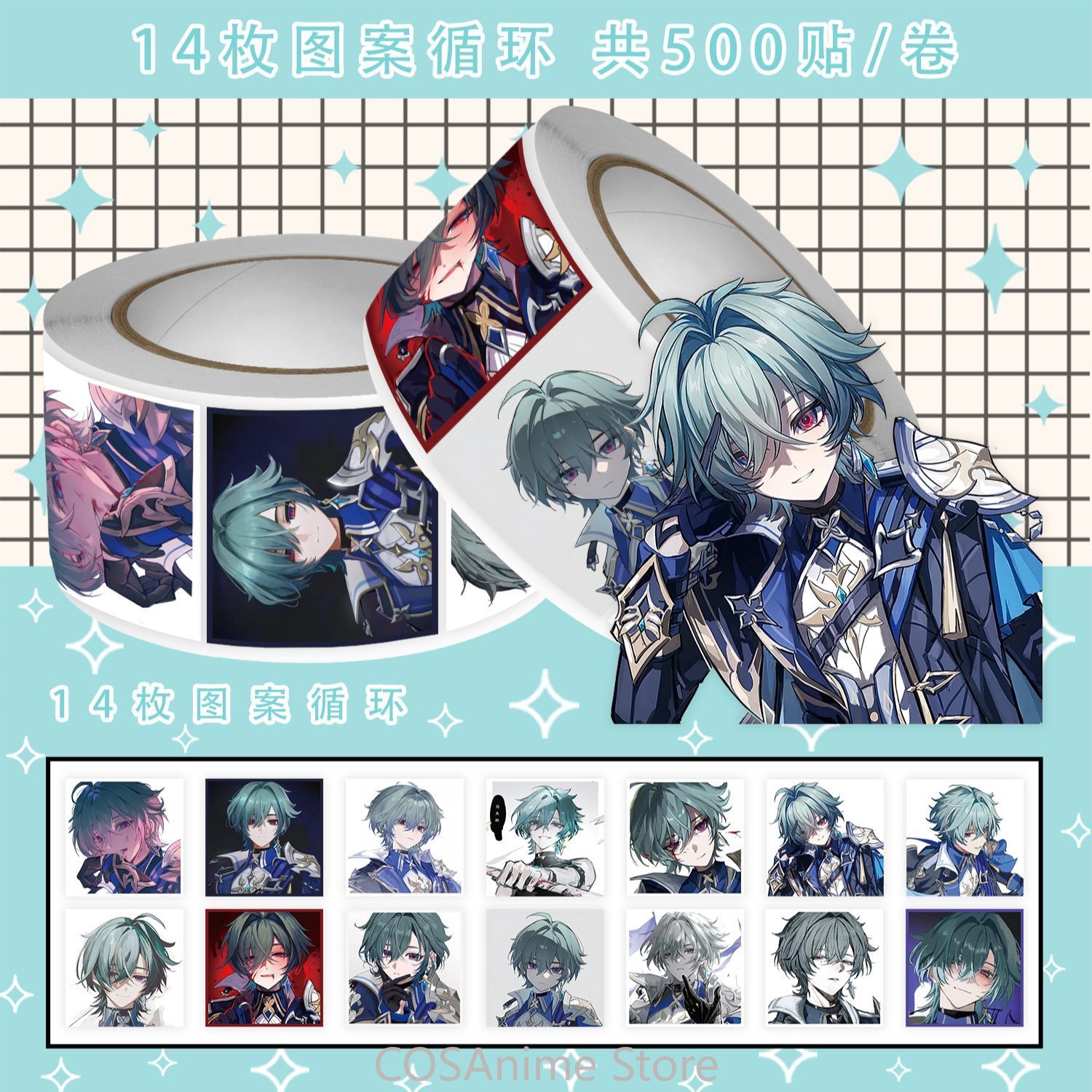 Anime Lohen Genshin Impact Q V - Laptop Accessories Aesthetic 리뷰 및 가격